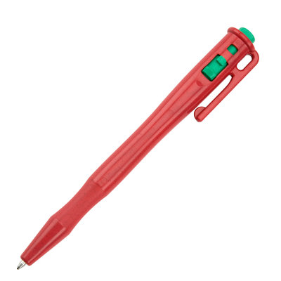 Bolígrafo detectable de tinta roja